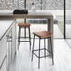 Fifties backless bar stool - myhome Fifties backless bar stool