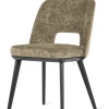 Foyer dining chair with perforated backrest - myhome
