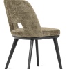 Foyer dining chair with perforated backrest - myhome