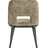 Foyer dining chair with perforated backrest - myhome