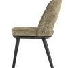 Foyer dining chair with perforated backrest - myhome