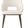 Foyer dining armchair with perforated backrest - myhome Foyer dining armchair with perforated backrest - myhome