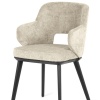 Foyer dining armchair with perforated backrest - myhome