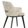 Foyer dining armchair with perforated backrest - myhome Foyer dining armchair with perforated backrest - myhome