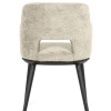 Foyer dining armchair with perforated backrest - myhome