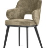 Foyer dining armchair with perforated backrest - myhome