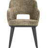Foyer dining armchair with perforated backrest - myhome Foyer dining armchair with perforated backrest - myhome