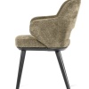 Foyer dining armchair with perforated backrest - myhome