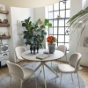 Giove round and oval dining table - myhome