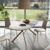 Giove round and oval dining table - myhome