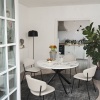 Giove round and oval dining table