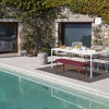 Iron outdoor dining table