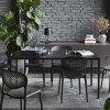 Iron outdoor dining table - myhome