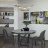 Cronos round dining table