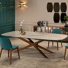 Blade dining table