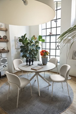 Giove round and oval dining table - myhome