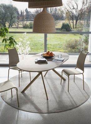 Giove round and oval dining table - myhome