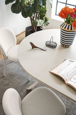 Giove round and oval dining table - myhome