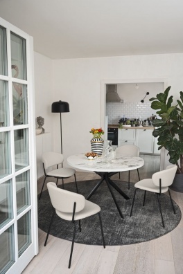 Giove round and oval dining table - myhome