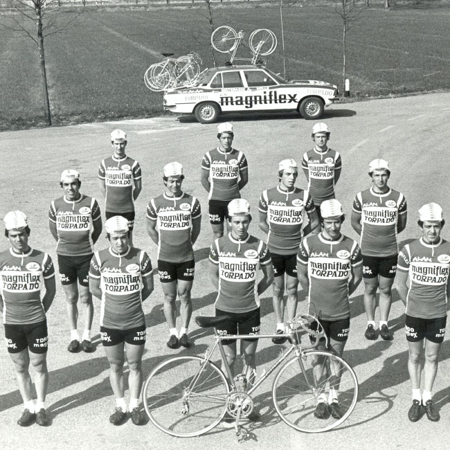 foto storica sponsor sport magniflex