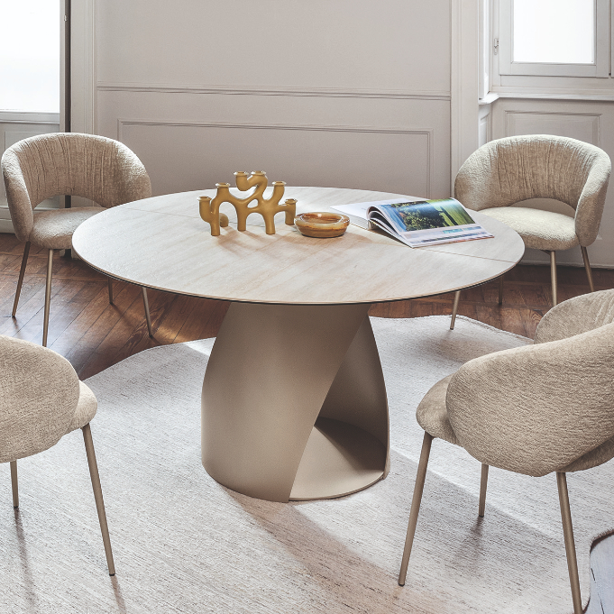 Cyclone dining table