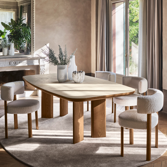 Sandy dining table