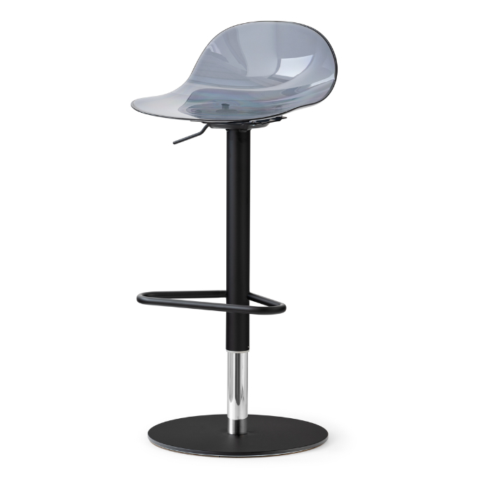 Academy low, adjustable bar stool