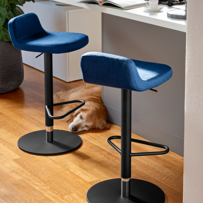 Riley adjustable bar stool