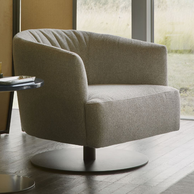 Diga swivel armchair