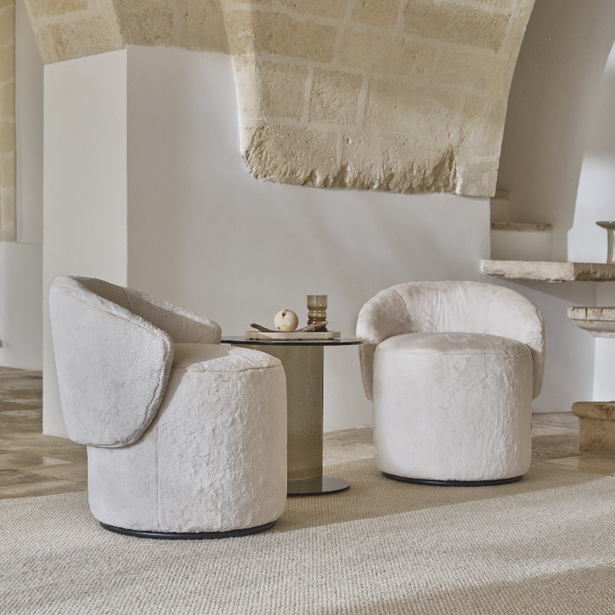Madeleine swivel armchair