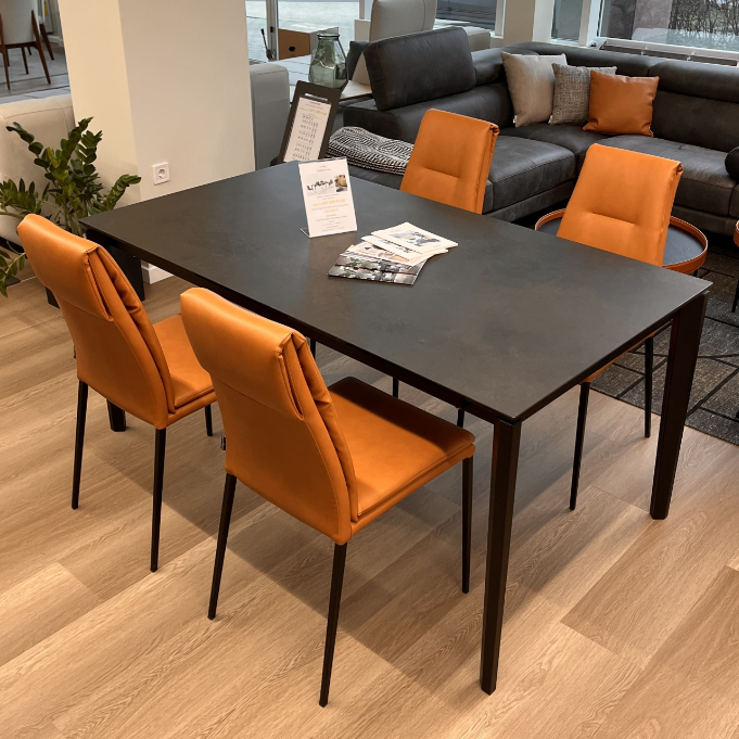 Pentagon dining table - showroom sample