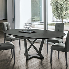 Cronos round dining table